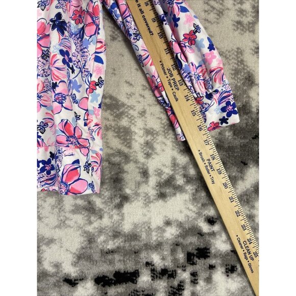 Lilly Pulitzer Corden Sweatshirt Womens Size Extra Small Floral‎ Cotton Modal - Picture 5 of 11